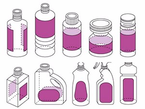 Máquina automática de etiquetado frontal y posterior de dos lados