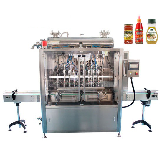Máquina de llenado de tarros de mermelada de frutas de fresa ampliamente utilizada