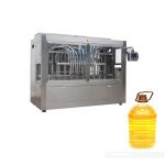 Aceite comestible automático aceite de oliva aceite de semilla de girasol máquina de llenado de 4 cabezales, línea de producción de llenado